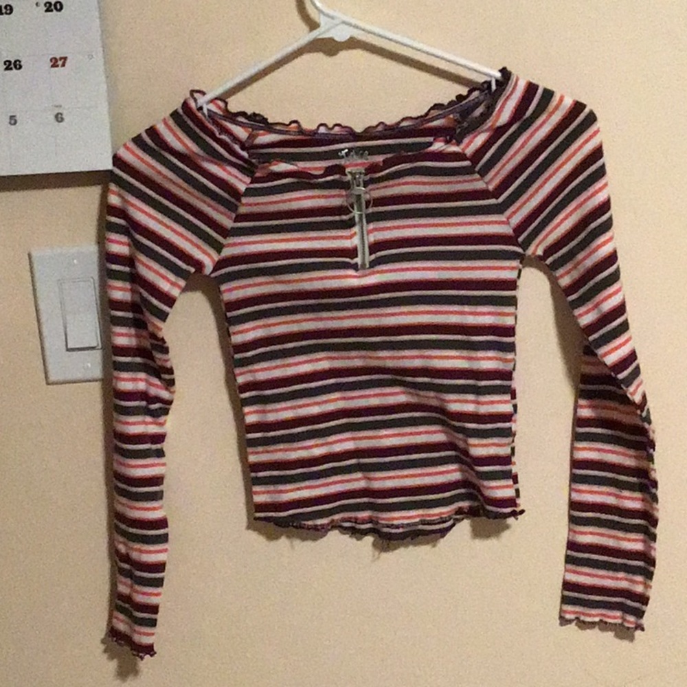 Striped Crop Top